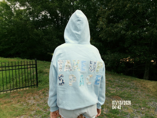Take Up Space Patchwork Hoodie
