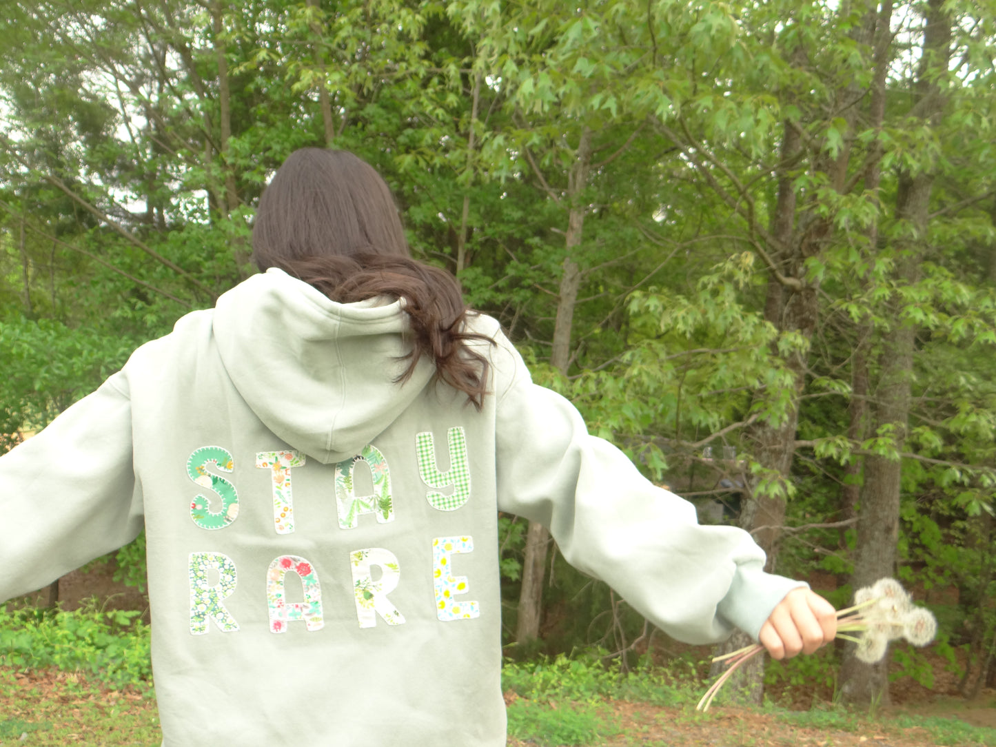 Stay Rare Patchwork Hoodie